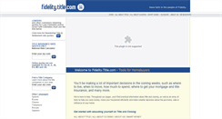 Desktop Screenshot of fidelity.title.com